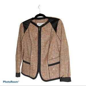 - Doncaster Blazer Brown Confetti Tweed Size M‎